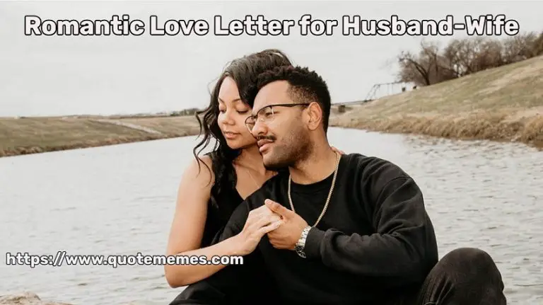 Romantic Love Letter for Husband-Wife