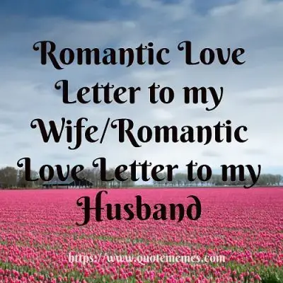Her romantic letters for Funny Romantic