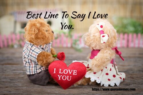 Best Line To Say I Love You Quotes for Her